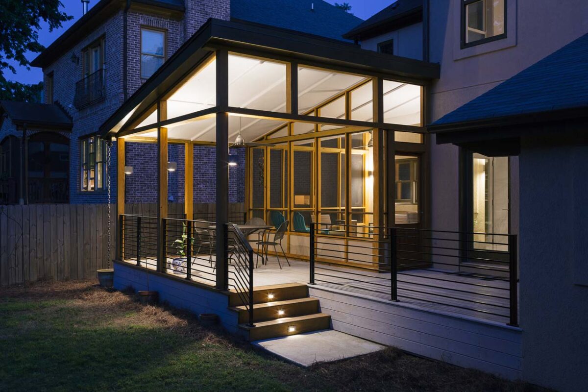 porch on back of house