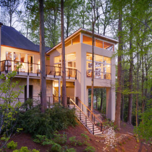 back deck and porch on house