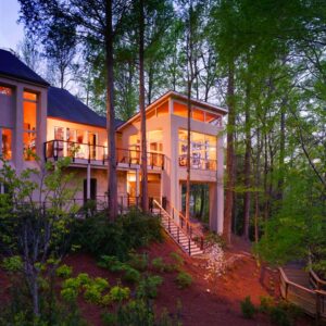 back deck and porch on house