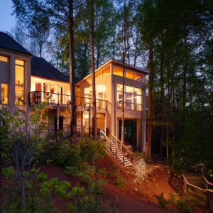 back deck and porch on house