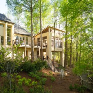 back deck and porch on house