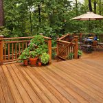 deck with furniture