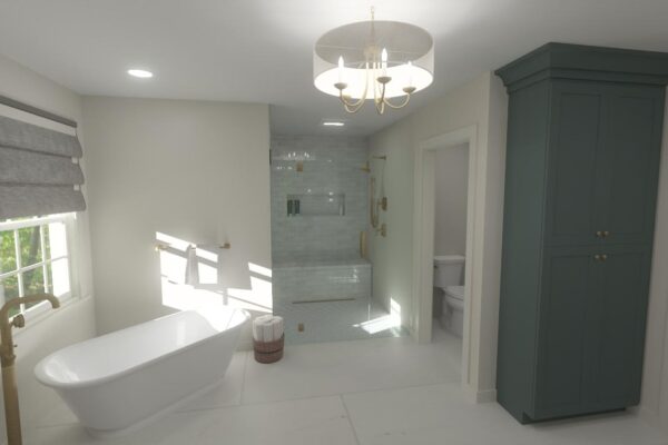 Morgen Primary Bathroom Rendering, view 1 6.7.25
