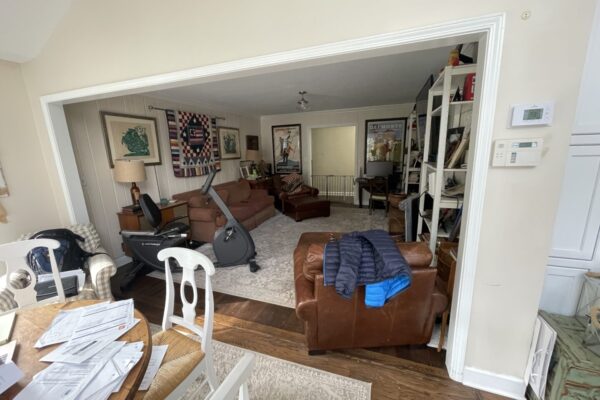 VIEW INTO LIVING AREA
