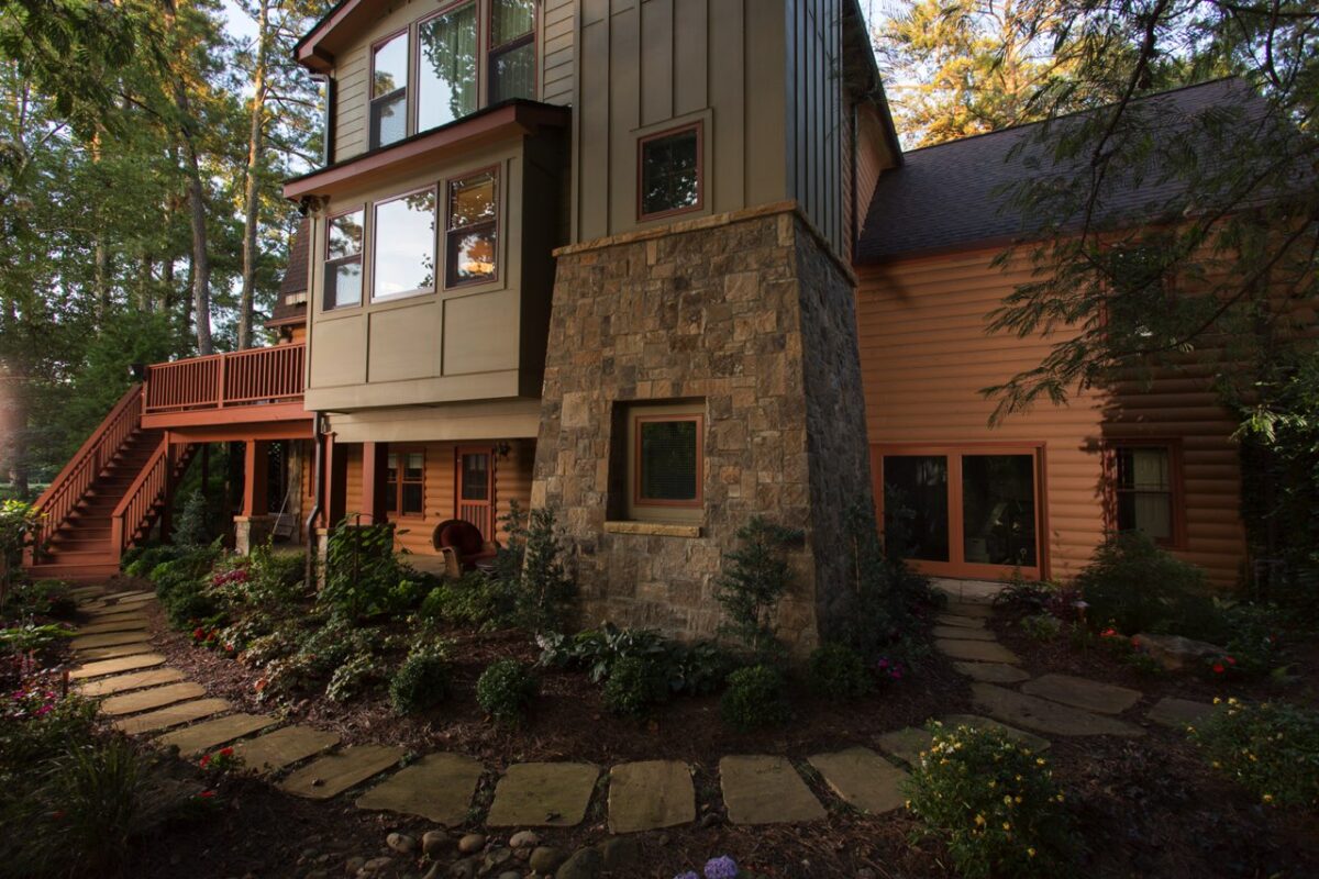 back view of house