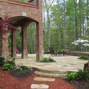 patio with furniture